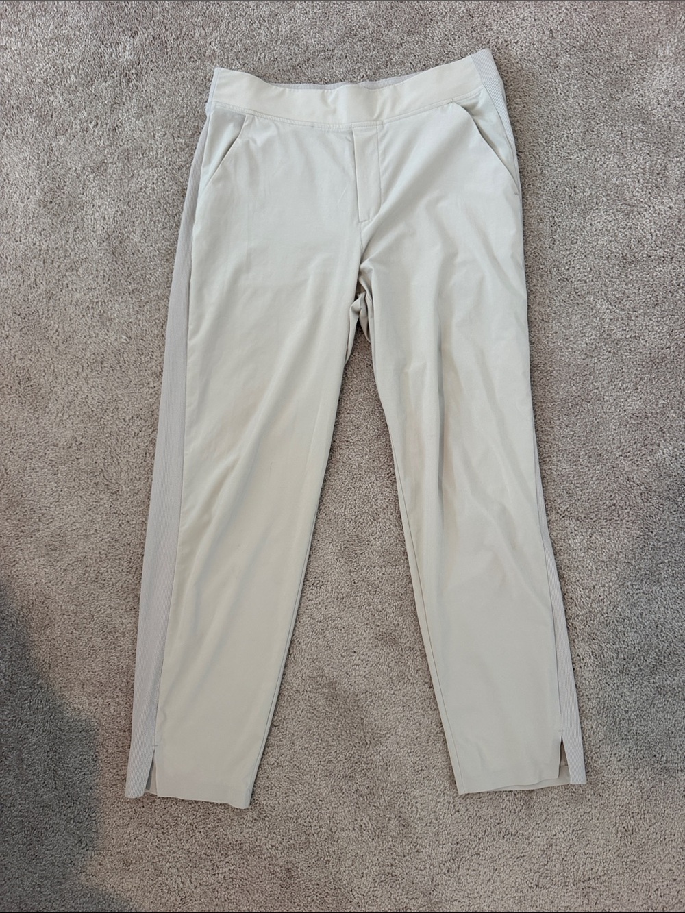 Athleta Women’s Slim Performance Chinos in Light Beige